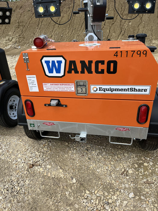 2024 Wanco WLTT-4MM4K Diesel, Deep Sea Controller, Shore Power Plug, Auto Start, (4) 350W LED Floodlights, 4kW Generator, 60 Gal Fuel Tank, 2" Ball, T3