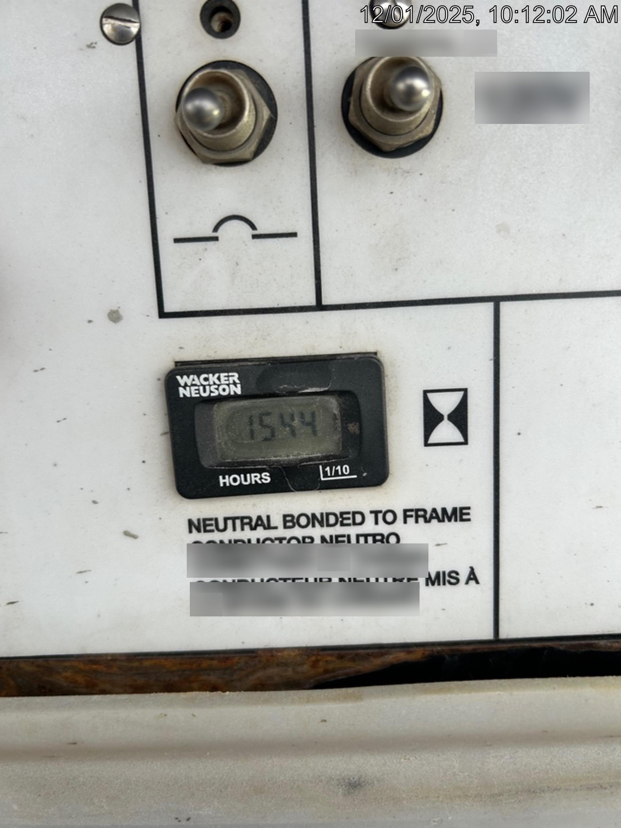 2019 Wacker Neuson LTV6K-MH Power mast, 1100W MH, Fuel Sensors, Wiring Harness