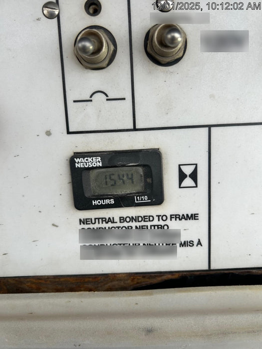 2019 Wacker Neuson LTV6K-MH Power mast, 1100W MH, Fuel Sensors, Wiring Harness