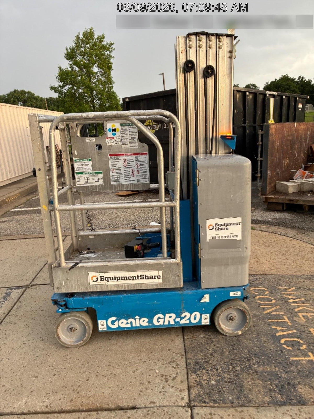 2019 GENIE GR-20