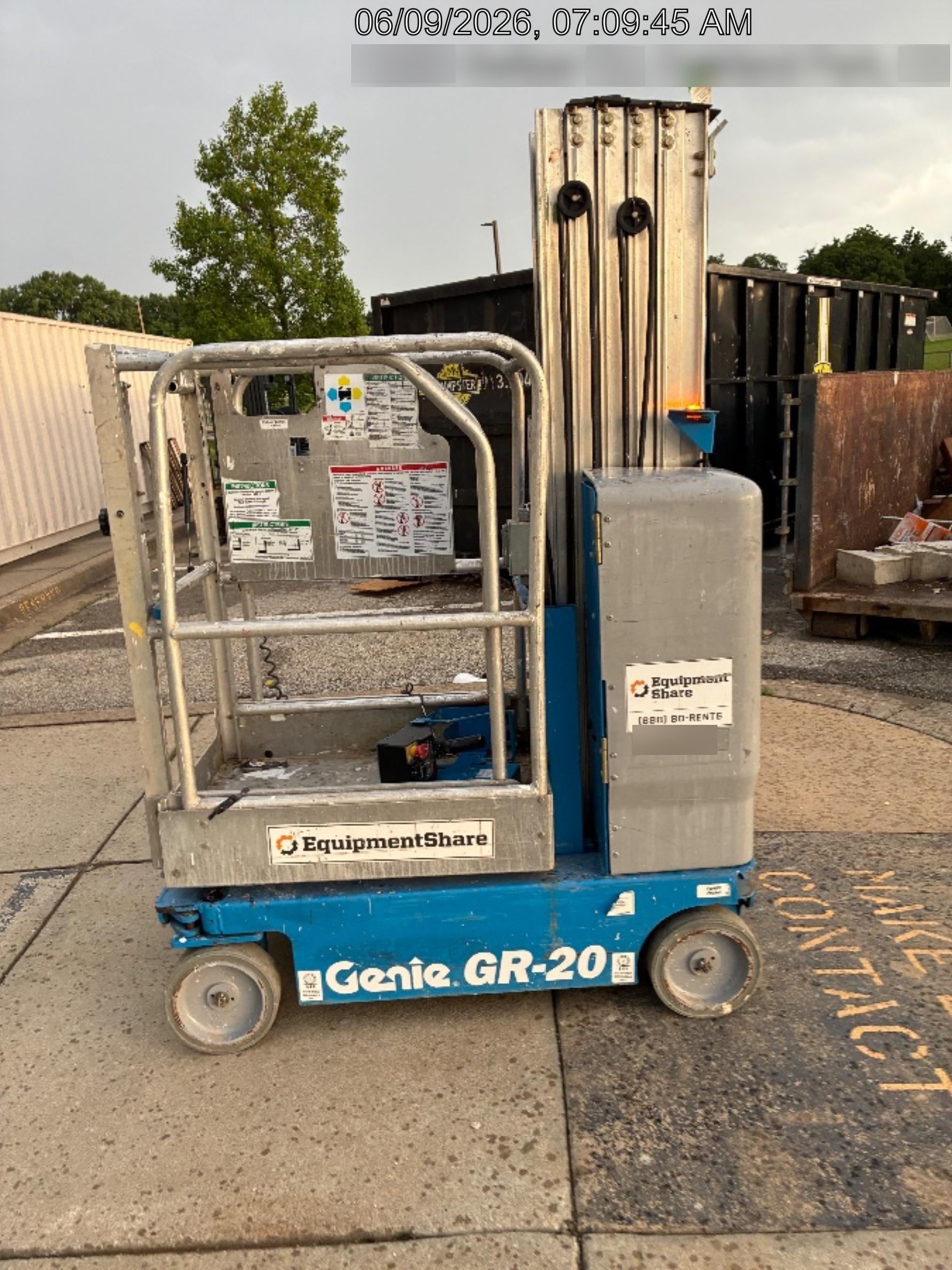 2019 GENIE GR-20