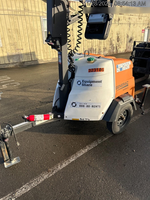 2023 Generac MLT2 Diesel, Flex Switch 120V Input, Powerzone Controller, (4) 320W LED Lights, 4kW Generator, 39.9 Gal Fuel Tank, 2" Ball, T3