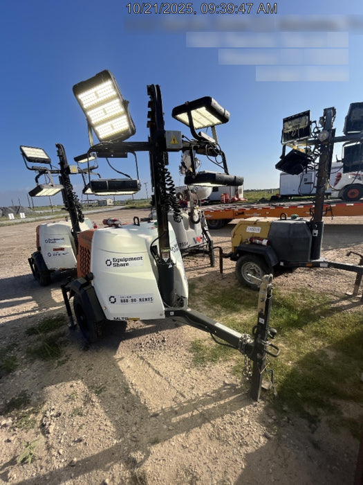 2024 Generac MLT2 Diesel, Flex Switch 120V Input, Powerzone Controller, 
(4) 320W LED Lights, 4kW Generator, 39.9 Gal Fuel Tank, 2" Ball, T3