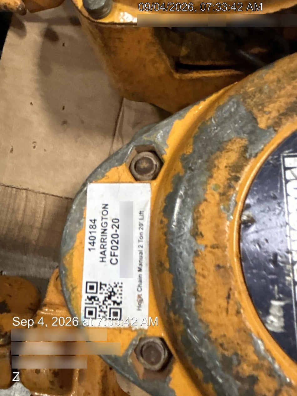 2021 HARRINGTON CF020-20