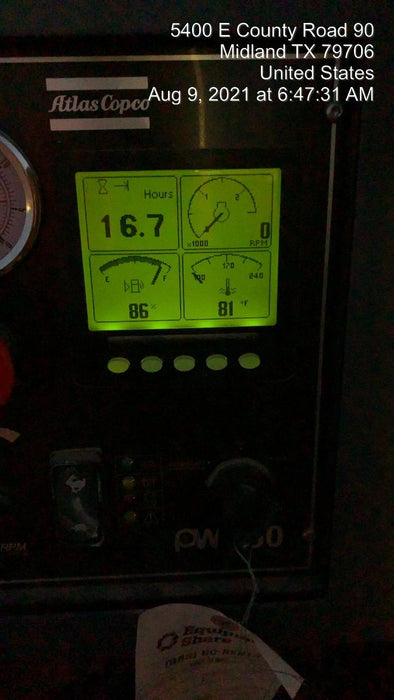 2021 ATLAS COPCO PAS 100 HF CS Enclosed