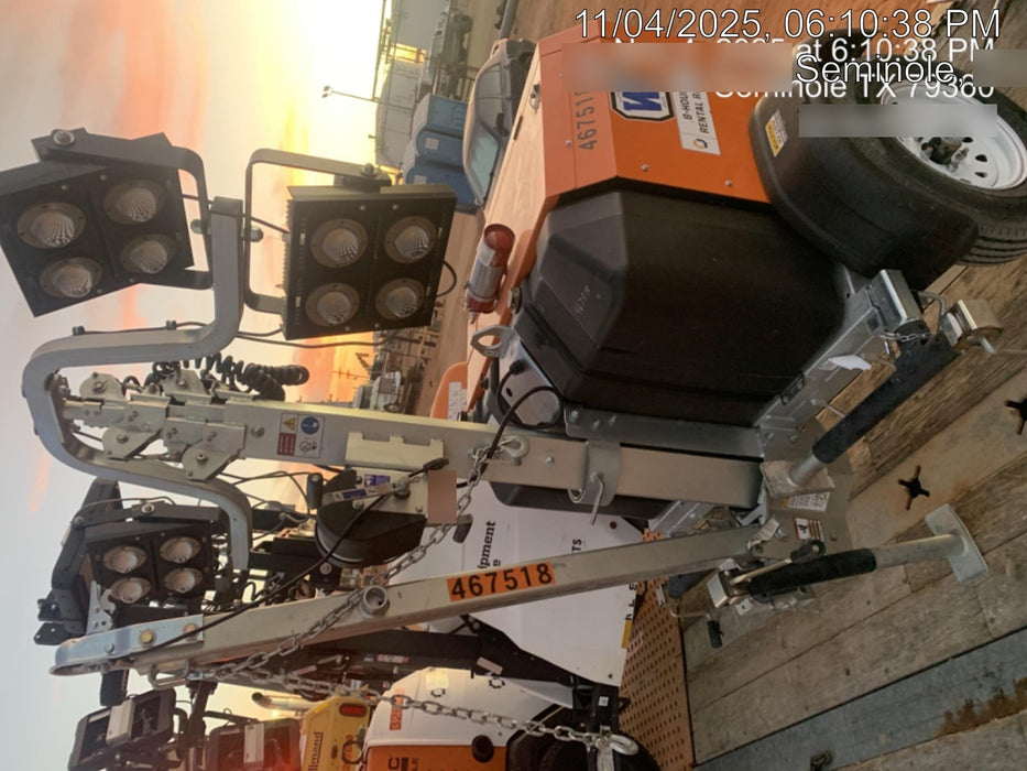 2024 Wanco WLTT-4MM4K Diesel, Deep Sea Controller, Shore Power Plug, Auto Start, (4) 350W LED Floodlights, 4kW Generator, 60 Gal Fuel Tank, 2" Ball, T3