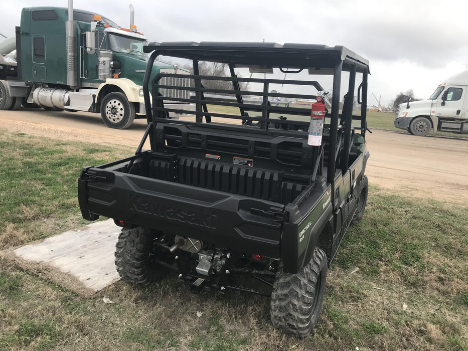 Kawasaki Mule PRO-DXT Standard Options, Backup Alarm, Beacon, Plastic Hard Top, Poly Windshield, Horn Kit