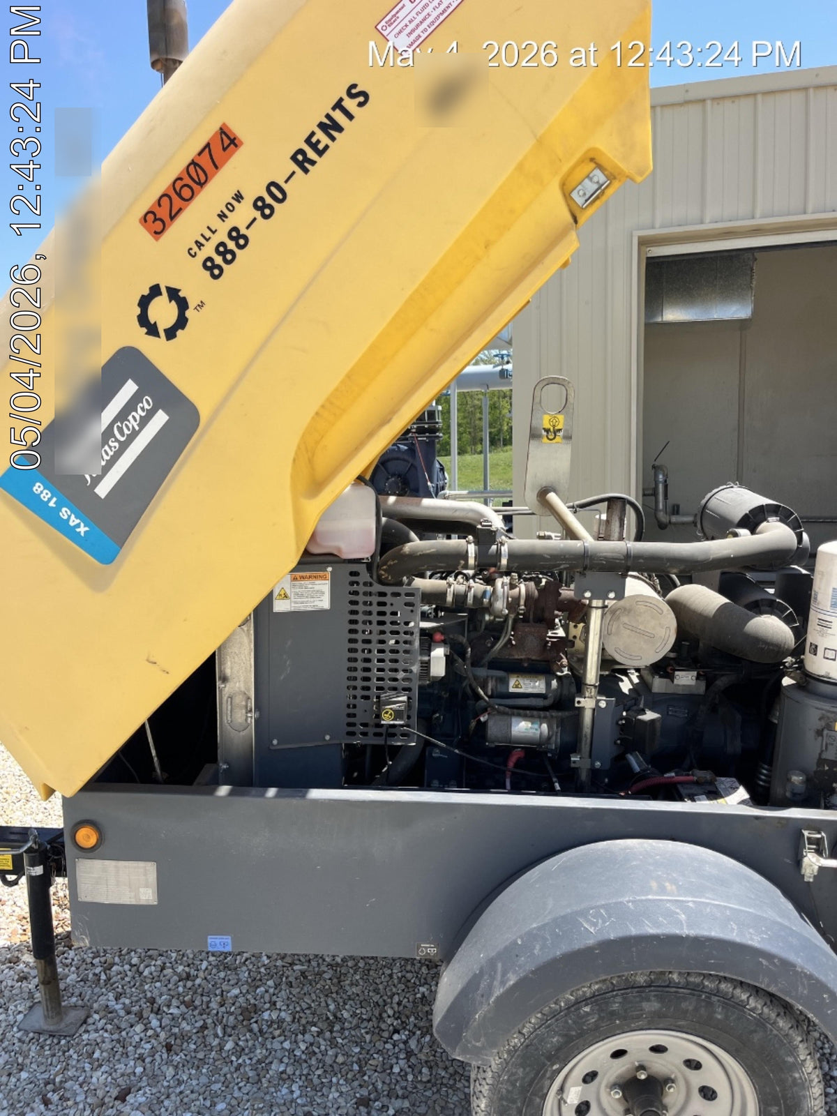 2023 ATLAS COPCO XAS188 CWK