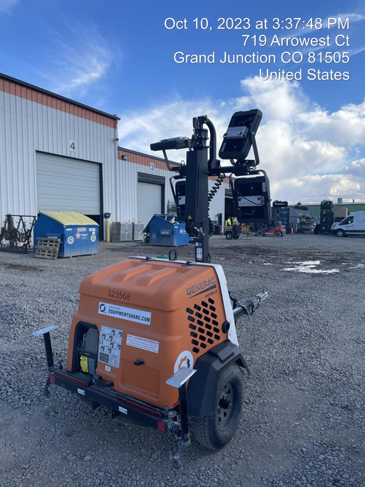 2023 Generac MLT2 Diesel, Flex Switch 120V Input, Powerzone Controller, (4) 320W LED Lights, 4kW Generator, 39.9 Gal Fuel Tank, 2" Ball, T3