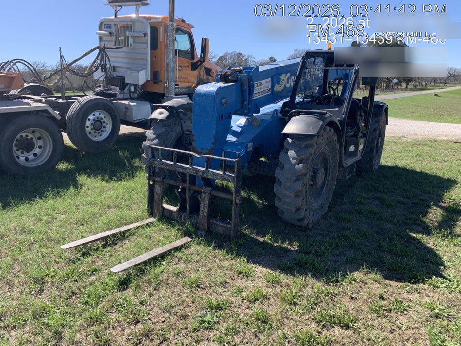 2018 Genie GTH-636 Genie GTH-636 w/Open ROPS, Solid Tires, Work Light/Beacon, 48" Carriage and Forks