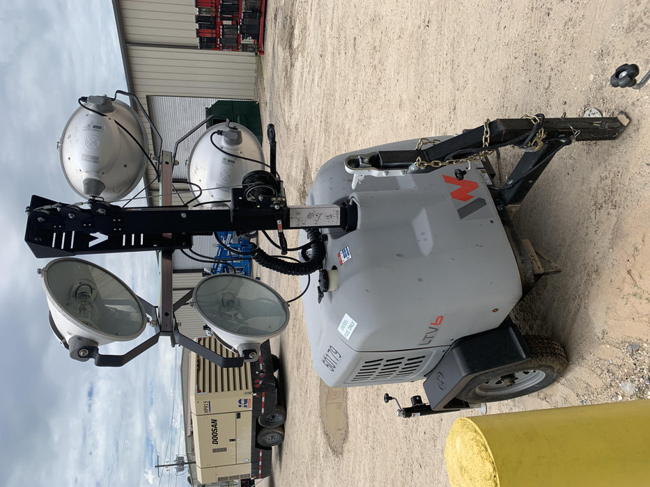 2019 Wacker Neuson LTV6L-MH Mobile Light Tower w/Fuel Level Sensor Installed