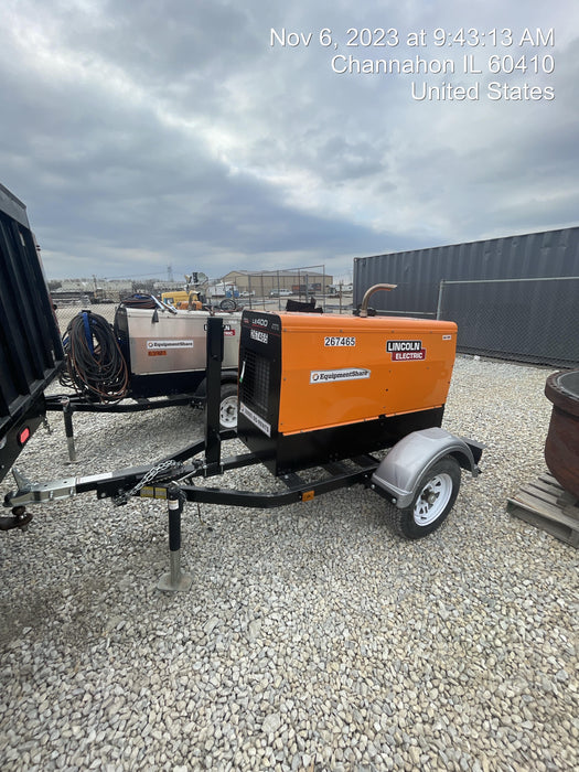 2022 Lincoln Electric LE400 Kubota V1505, Trlr, Cable Rack, Light Kit, ES Decals, T3