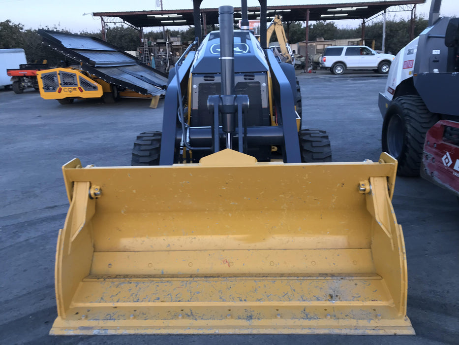 2020 John Deere 210LEP Canopy, 4WD, Second rear hydraulic cylinder, Light Package, Wheel weights