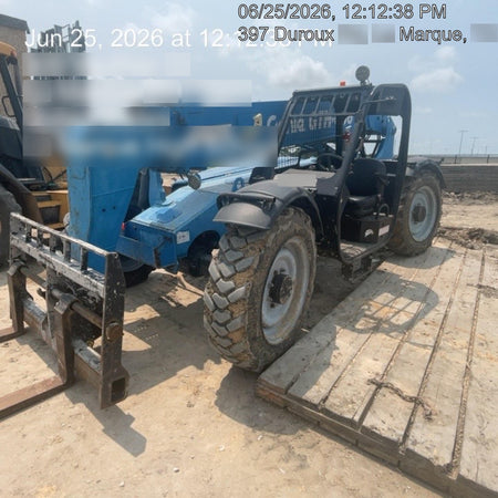 2018 Genie GTH-636 Genie GTH-636 w/Open ROPS, Solid Tires, Work Light/Beacon, 48" Carriage and Forks