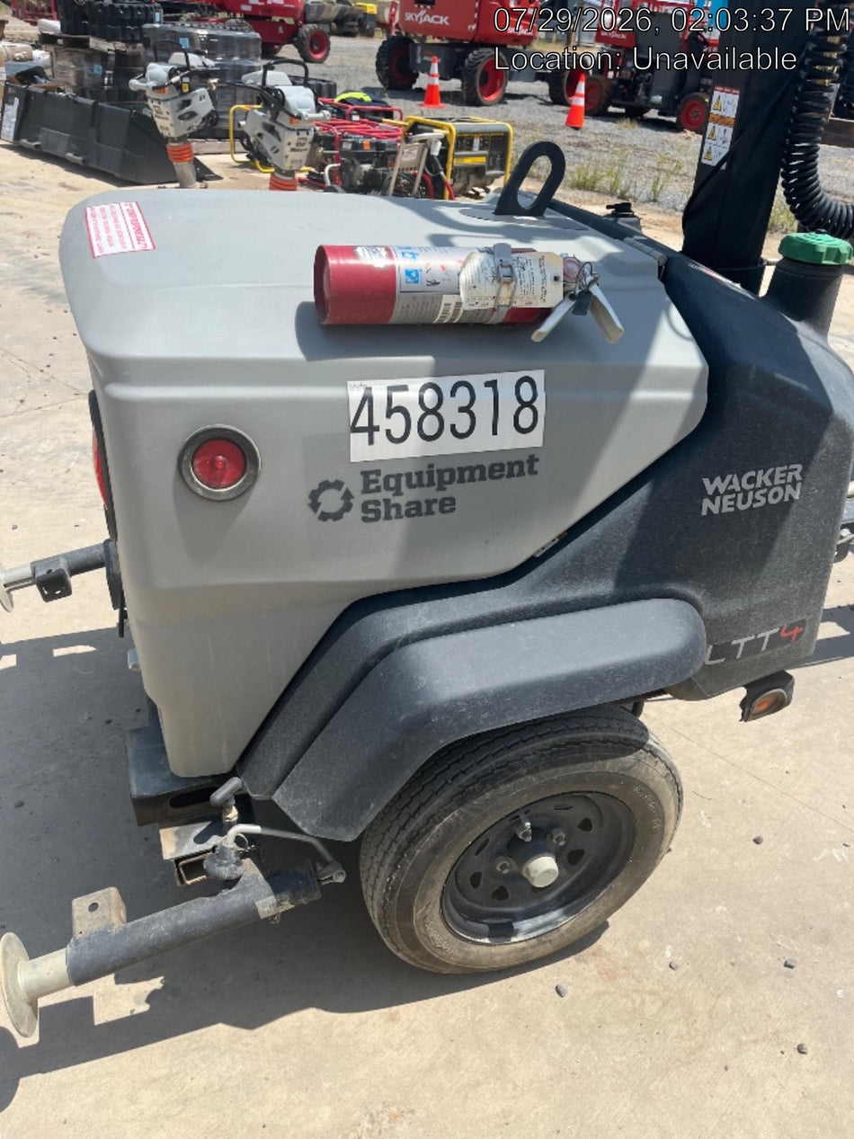 2024 Wacker Neuson LTT4 Diesel, Kohler KDW702, Deep Sea Controller, Auto Start, LED 320W, Bypass Outlet, T3