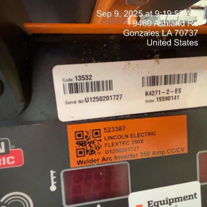 2025 LINCOLN ELECTRIC FLEXTEC 350X