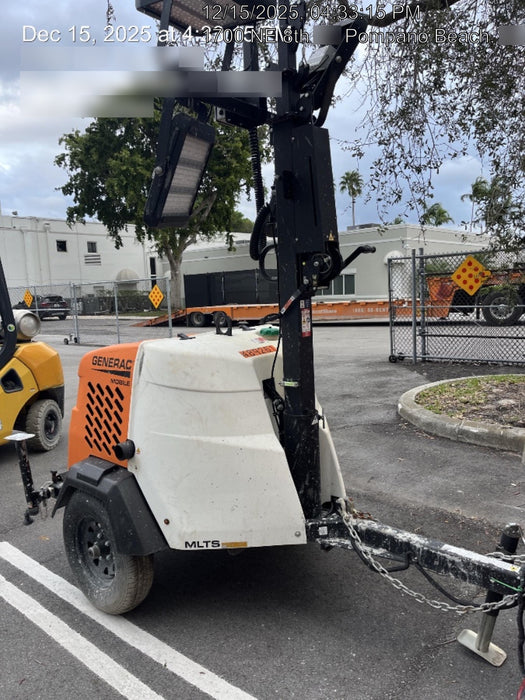 2025 Generac MLTS-4 Diesel, Mitsubishi L2E, 7.1 hp @1800 rpm, Flex Switch 120V Input, Powerzone Controller, (4) 320W LED Lights, 4kW Generator, 39.9 Gal Fuel Tank, 2" Ball, T3, ES Decals