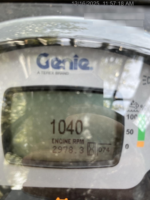 2017 Genie GTH-844 Diesel Engine, Solid Tires, 60" Carriage, Open ROPS