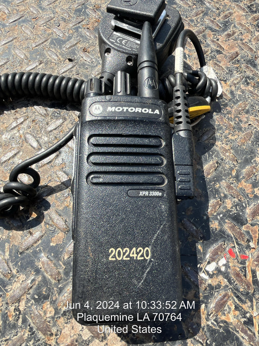 2022 MOTOROLA XPR3300E