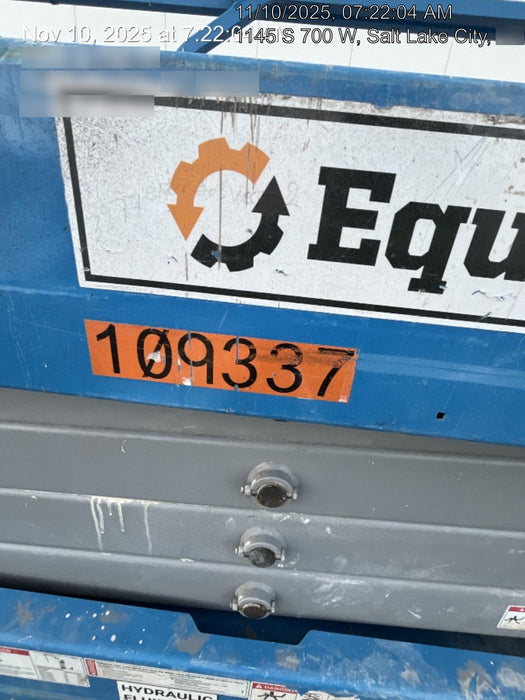 2020 Genie GS-2632 Solid NM Tires, Folding Rails with Half-Height Swing Gate, Beacon