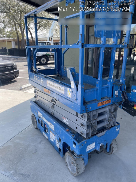 2020 Genie GS-1930 Solid Non Marking Tires, Beacon, Folding rails with half height swing gate