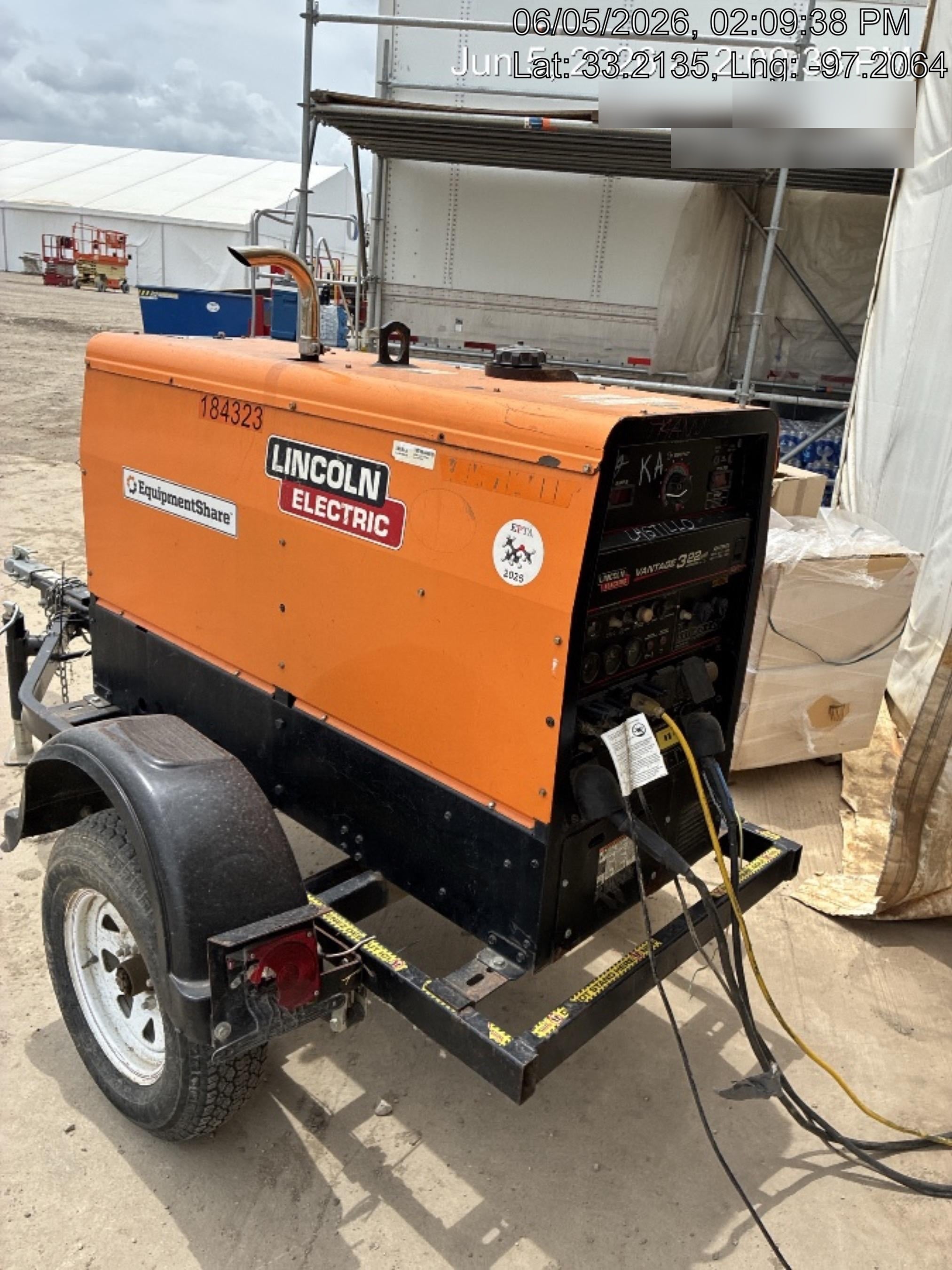 2021 Lincoln Electric Vantage 322 VANTAGE 322 READY-PAK 3