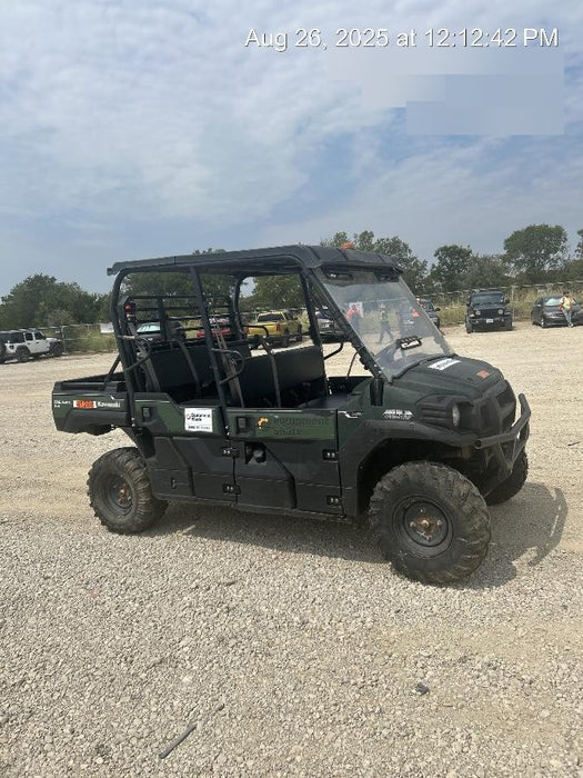 2019 Kawasaki Mule PRO-DXT Standard Options, Backup Alarm, Beacon, Plastic Hard Top, Poly Windshield, Horn Kit