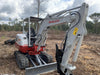 2020 Takeuchi TB235-2R Canopy, Rubber Tracks, Manual TAG QC