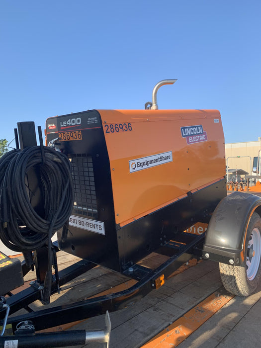 2022 Lincoln Electric LE400 Kubota V1505, Trlr, Cable Rack, Light Kit, ES Decals, T3