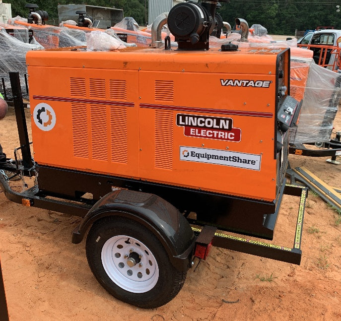 2021 Lincoln Electric Vantage 549X Ready Pak 3, ORANGE (includes trailer, cable rack, fender light kit)
