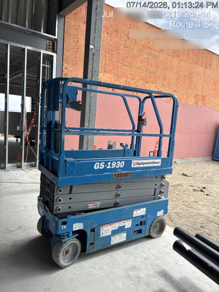 2020 Genie GS-1930 Fixed rails with chain entry gate - Pre A92.20, 800W Inverter