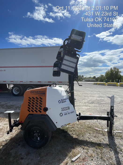 2023 Generac MLT2 Diesel, Flex Switch 120V Input, Powerzone Controller, (4) 320W LED Lights, 4kW Generator, 39.9 Gal Fuel Tank, 2" Ball, T3