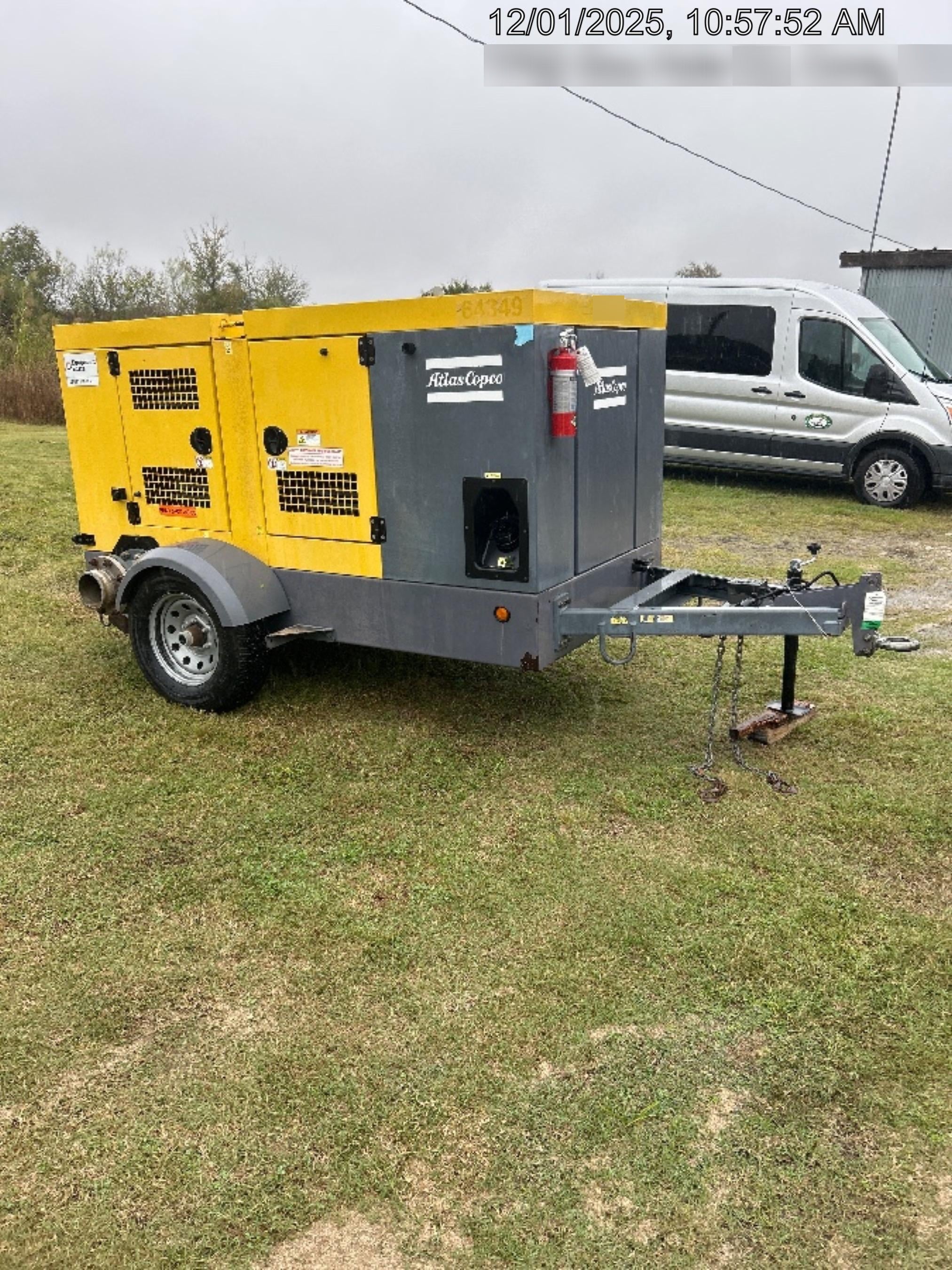 2020 ATLAS COPCO PAS 150 HF CS Enclosed