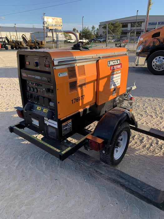2021 Lincoln Electric Vantage 322 Vantage 322 Ready Pak 3 w/ Decals, ORANGE (includes trailer, cable rack, fender light kit) NO Telematics