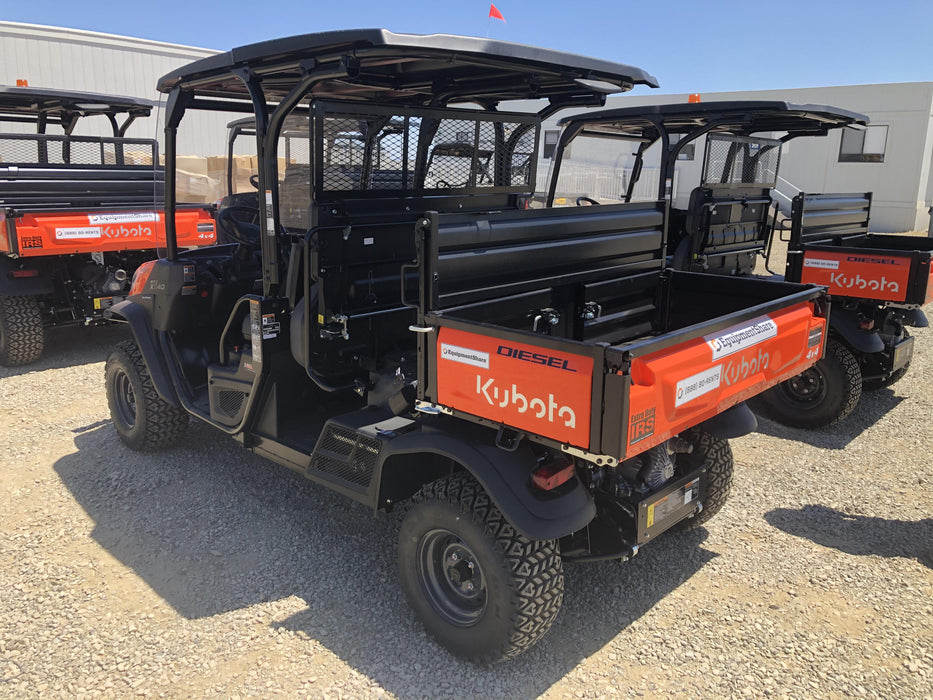 2022 Kubota RTV-X1140W-H Plastic Canopy, Windshield Acrylic Clear, LED Strobe Light, Wire Harness Kit, Back up Alarm