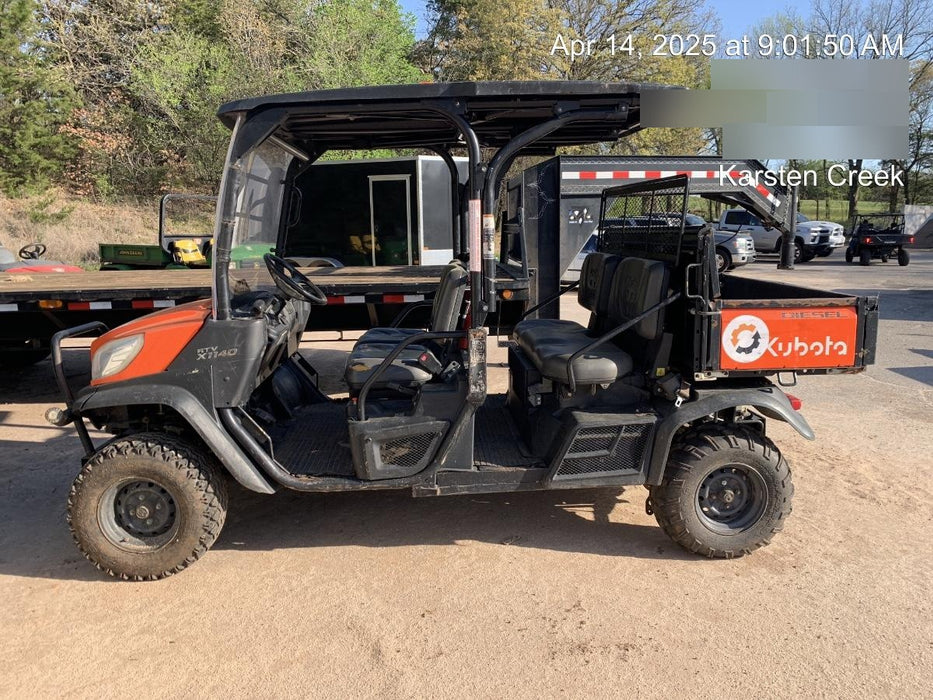 2021 Kubota RTV-X1140W-H Plastic Canopy, Windshield Acrylic Clear, LED Strobe Light, Wire Harness Kit, Back up Alarm