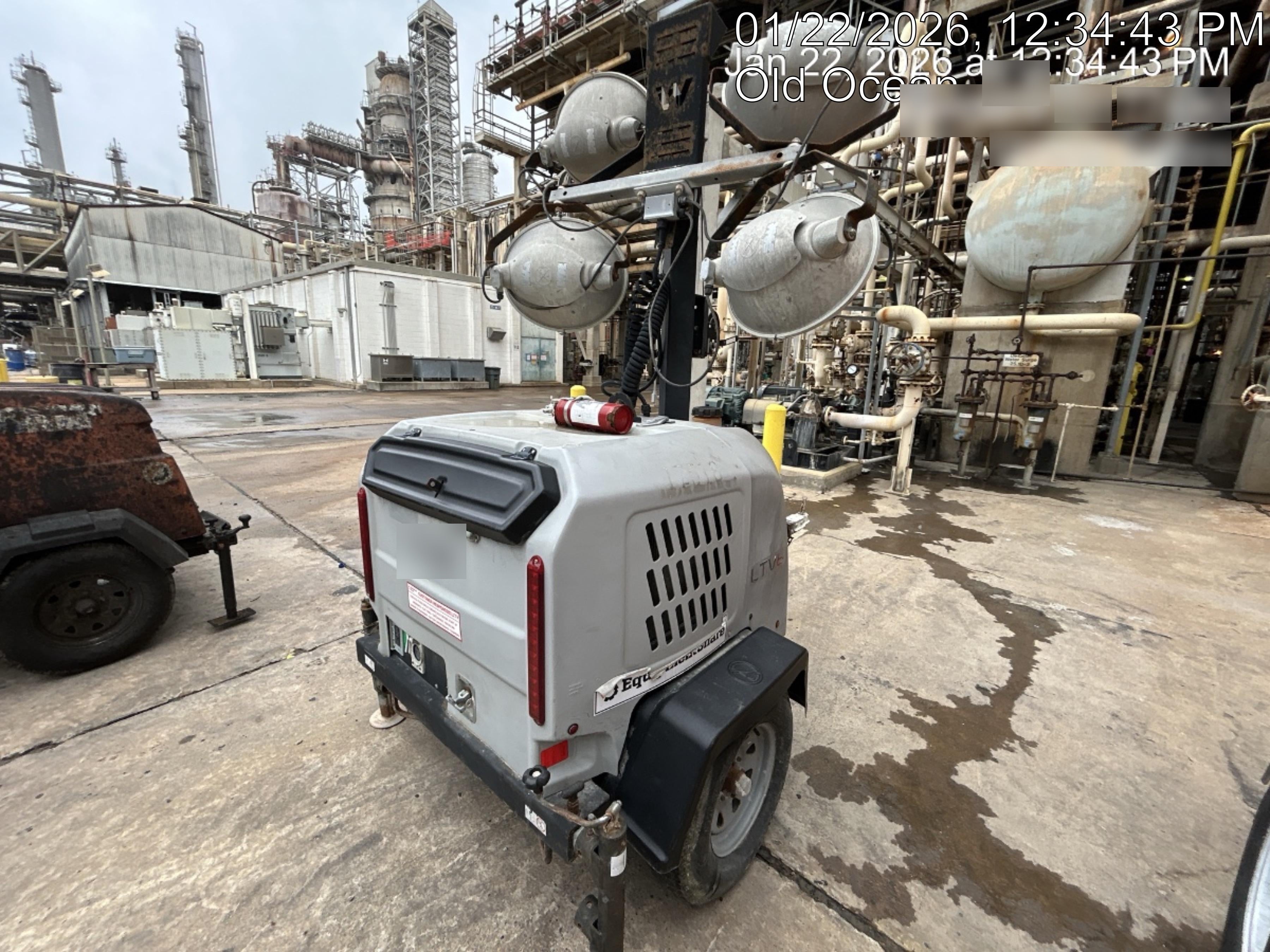 2018 Wacker Neuson LTV6K-MH Wacker Neuson LTV6K Mobile Light Tower w/Fuel Level Sensor Installed