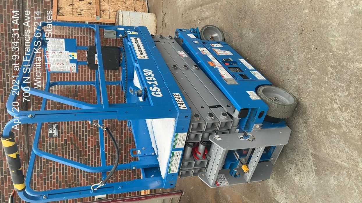 2020 Genie GS-1930 Fixed rails with chain entry gate - Pre A92.20