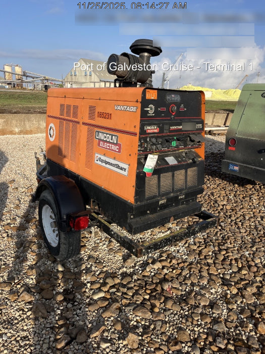 2021 Lincoln Electric Vantage 549X Ready Pak 3, ORANGE (includes trailer, cable rack, fender light kit)