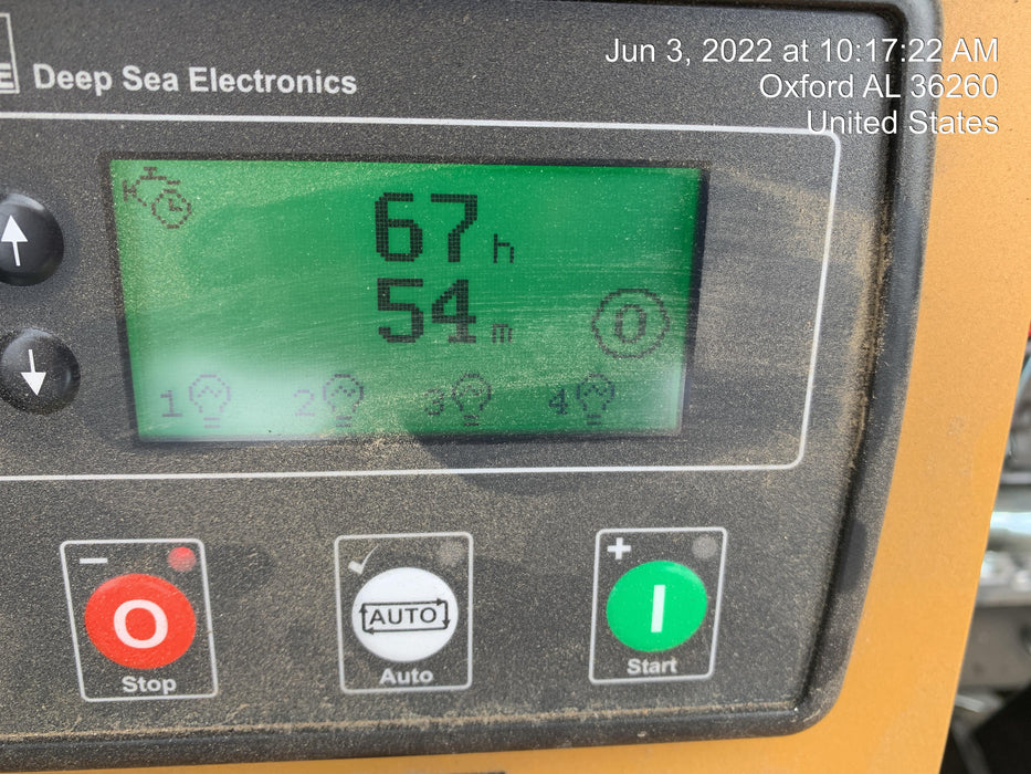 2022 Allmand NLV3GR (4) LED Light Fixture 350W, 23' Vertical Mast, 3kW Prime, Towable, Deep Sea L401, Leveling Jacks, Yanmar T4F 5.8hp