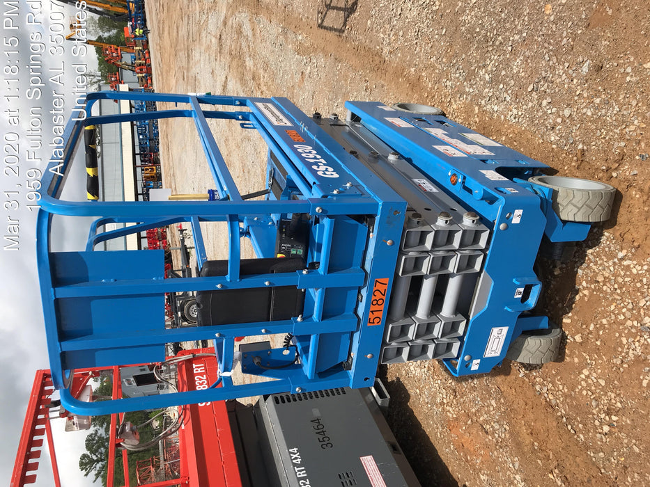 2019 Genie GS-1930 Fixed Rails with Chain Entry