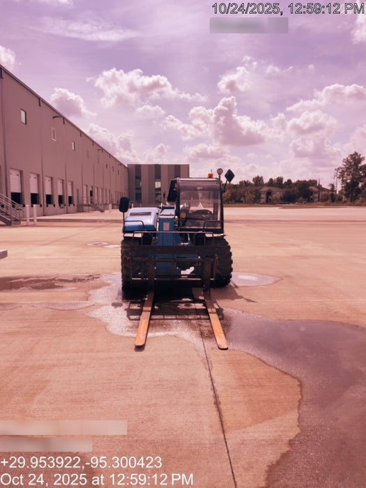 2019 Genie GTH-5519 Cab/Heat/AC, Solid RT Tires, LED Work Lights, Beacon 48" Carriage, 48" Forks