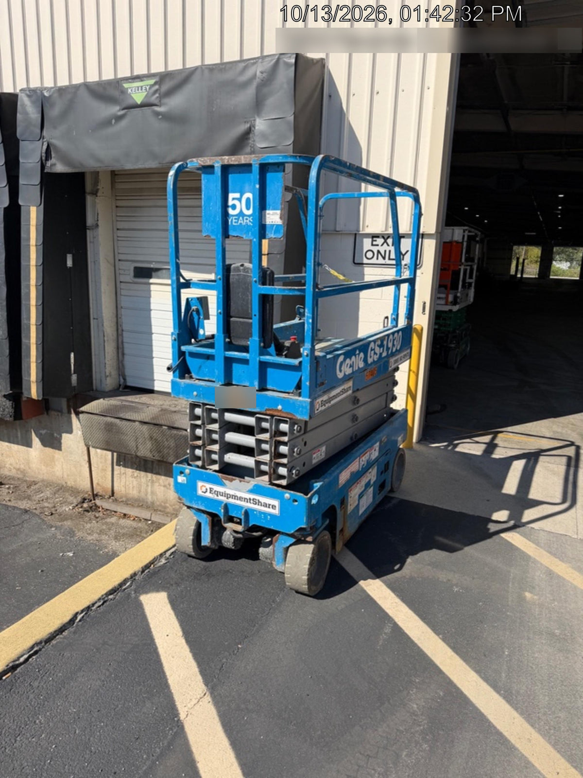 2016 Genie GS-1930 Standard Rental Specs