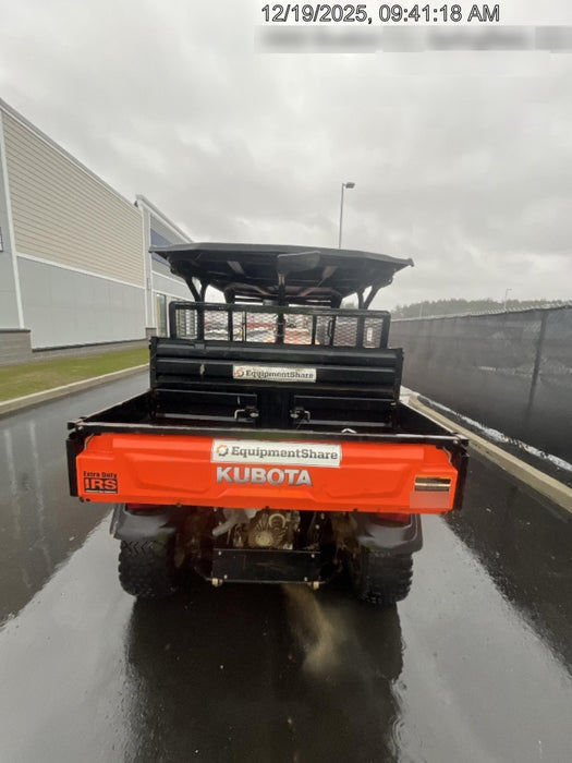 Kubota RTV-X1140W-H 4WD utility cart -LED strobe -Windshield tempered glass -Plastic canopy -Wire harness kit -Backup alarm