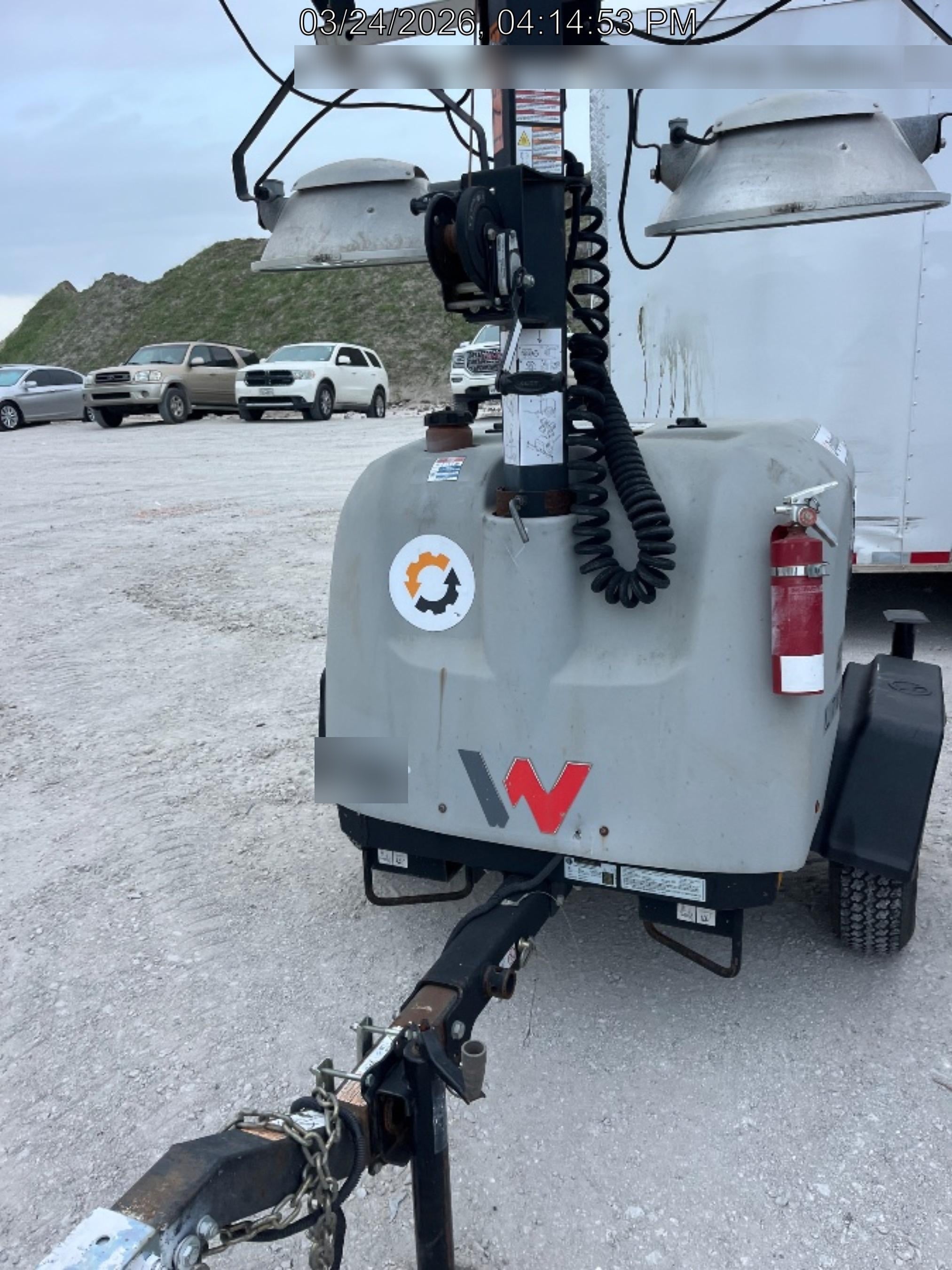 2018 Wacker Neuson LTV6K-MH Wacker Neuson LTV6K Mobile Light Tower w/Fuel Level Sensor Installed