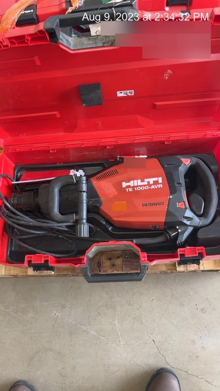 2019 HILTI TE 1000-AVR