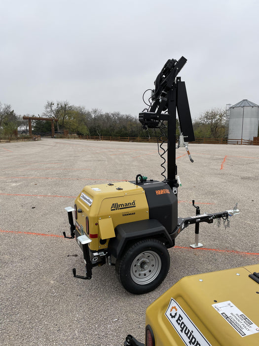 2022 Allmand NLV3GR (4) LED Light Fixture 350W, 23' Vertical Mast, 3kW Prime, Towable, ES Decals, T3