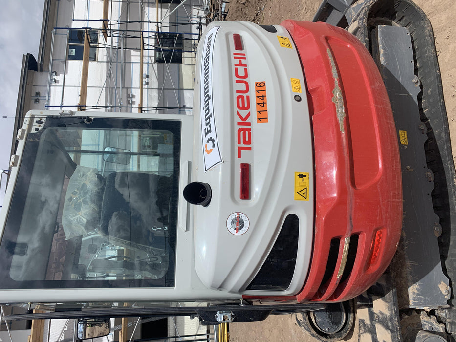 2020 Takeuchi TB250-2C Cab/Heat/Air, Rubber Tracks, Manual TAG QC