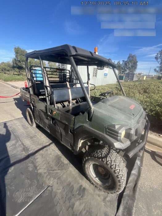 Kawasaki Mule PRO-DXT Standard Options, Backup Alarm, Beacon, Plastic Hard Top, Poly Windshield, Horn Kit
