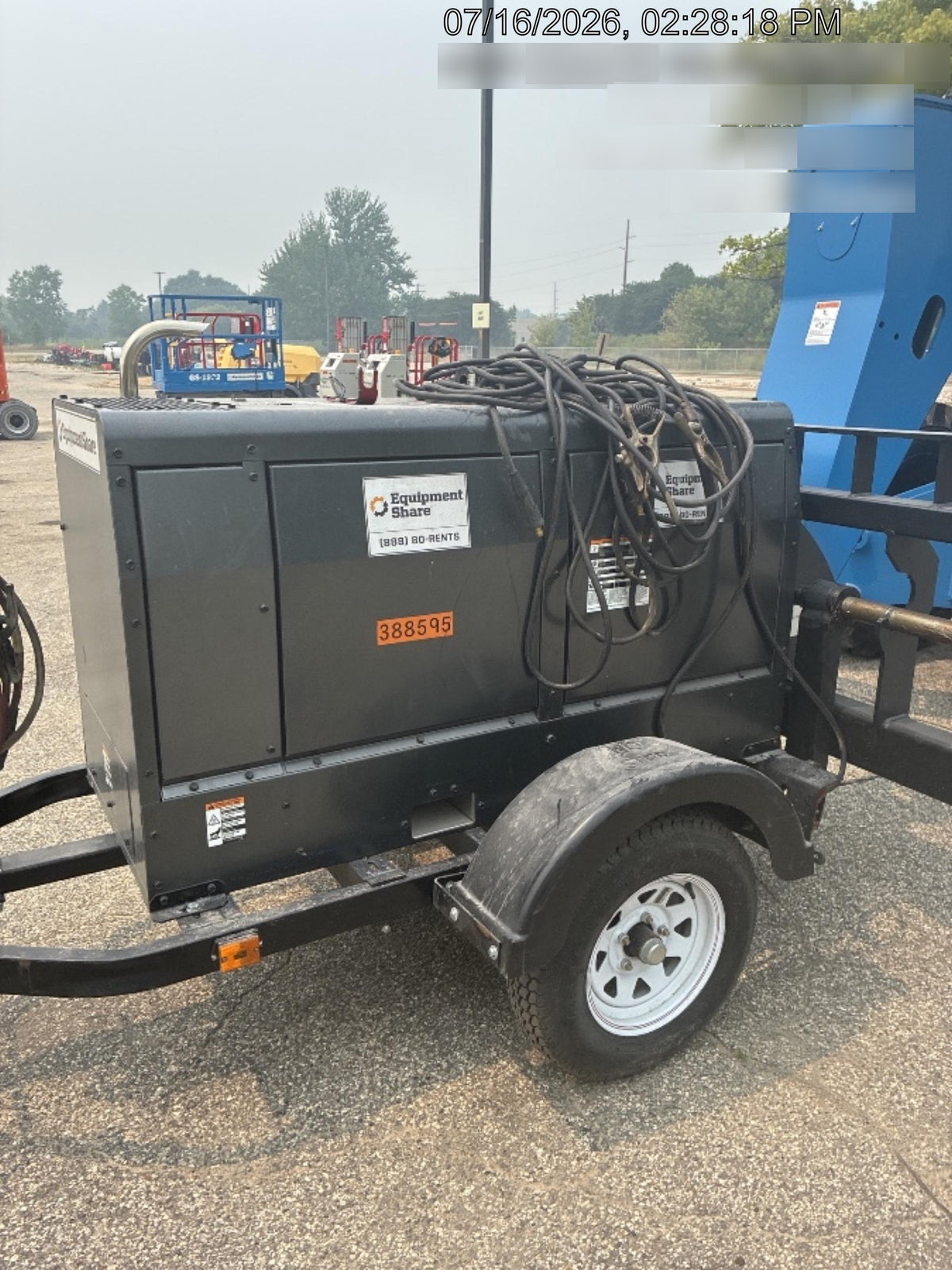 2024 Lincoln Electric Dual Maverick 200/200X Ready Pak 3, Includes Trailer, Cable Rack, Fender Light Kit K4382-1-RP3